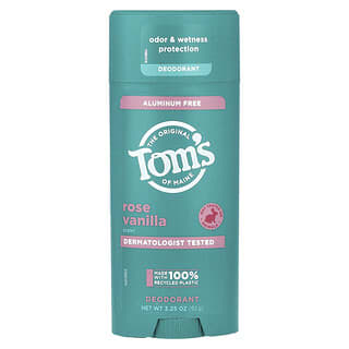 Tom's of Maine, дезодорант без алюминия, розовая ваниль, 92 г (3,25 унции)