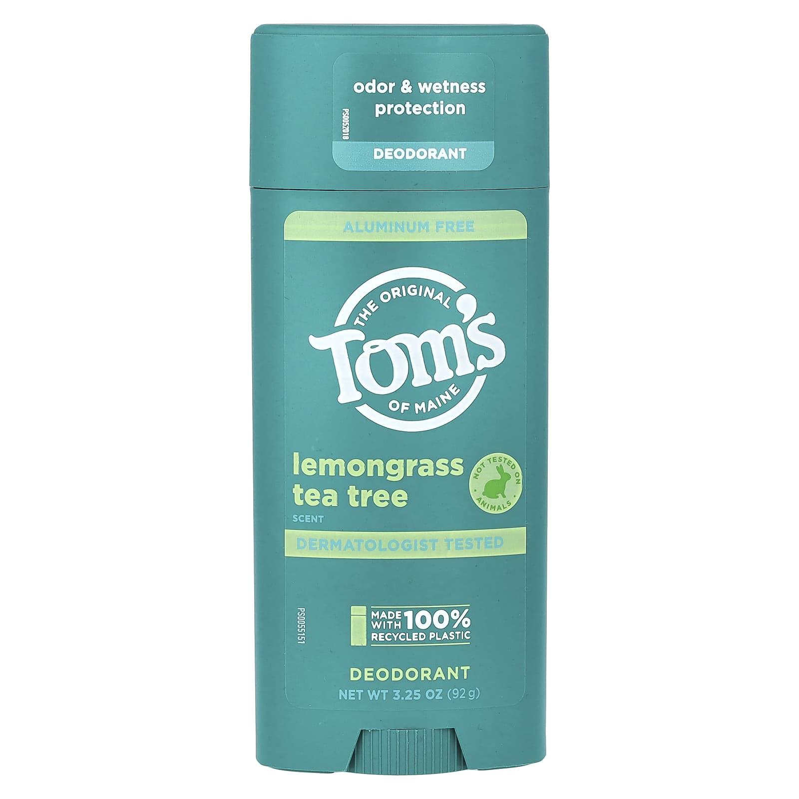 thumbnail image 2 of Tom's Of Maine Natural Deodorant Stick – Unscented, 2.25 Oz, Aluminum-Free For Men & Women 2 of 4