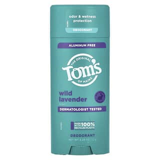 Tom's of Maine, Aluminium Free Deodorant, Wild Lavender, Deodorant ohne Aluminium, wilder Lavendel, 92 g (3,25 oz.)