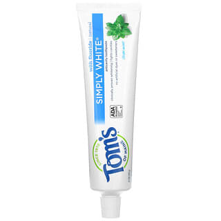 Tom's of Maine, Simply White Dentifrice anti-carie au fluorure, Menthe pure, 133 g