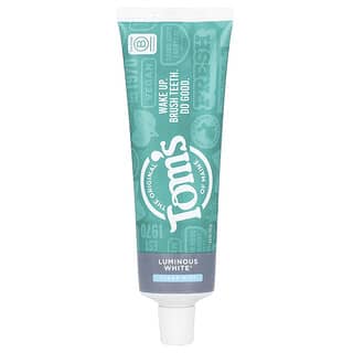 Tom's of Maine, Luminous White®, Anticavity Toothpaste with Fluoride, Clean Mint, 4 oz (113 g)