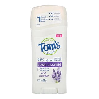 Tom's of Maine, Desodorante natural de larga duración, Lavanda silvestre, 64 g (2,25 oz)