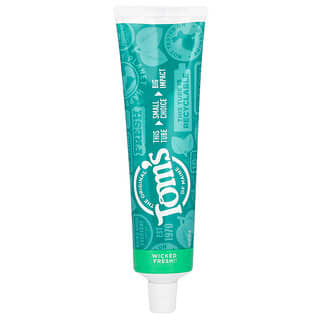 Tom's of Maine, Wicked Fresh!, Natural Anticavity Toothpaste with Fluoride, Cool Peppermint, 4.7 oz (133 g)
