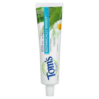 Tom's of Maine, Natural Botanically Bright Whitening Toothpaste, Fluoride-Free, Spearmint, 4.7 oz (133 g)
