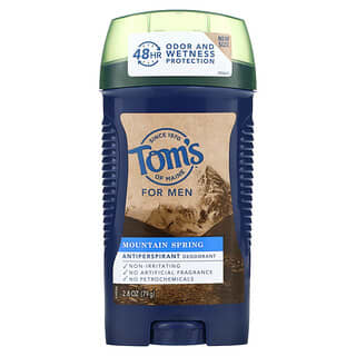 Tom's of Maine, 男士止汗淨味劑，Mountain Spring，2.8 盎司（79 克）