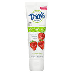 Tom's of Maine, Natural Children's Fluoride Toothpaste, Silly Strawberry,  5.1 oz (144 g)