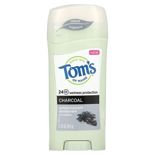 Tom's of Maine, Antiperspirant Deodorant for Women, Charcoal, 2.25 oz