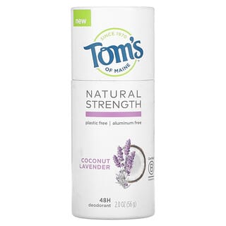 Tom's of Maine, Desodorante Natural Strength 48H, Coco y lavanda, 56 g (2 oz)