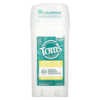 Tom's of Maine, Дезодорант без алюминия, лимон и бергамот, 64 г (2,25 унции)  