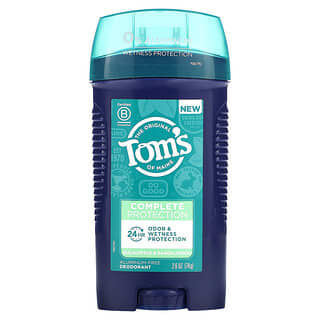 Tom's of Maine, Desodorante de protección completa sin aluminio, eucalipto y sándalo`` 74 g (2,6 oz)