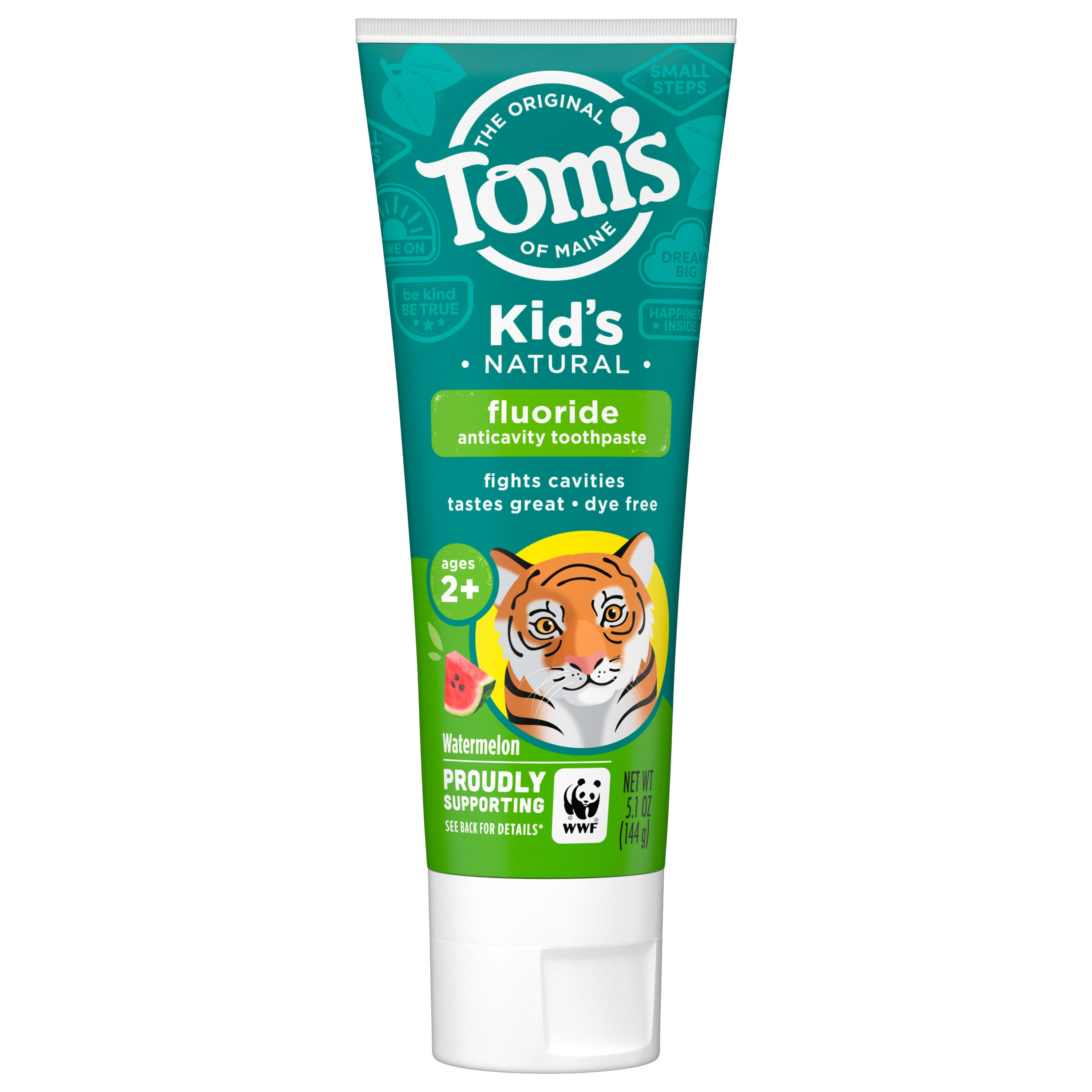Tom's of Maine, Natural Anticavity Toothpaste with Fluoride, Watermelon