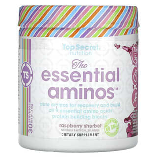 Top Secret Nutrition, The Essential Aminos, Sorbete de frambuesa, 315 g (11,11 oz)