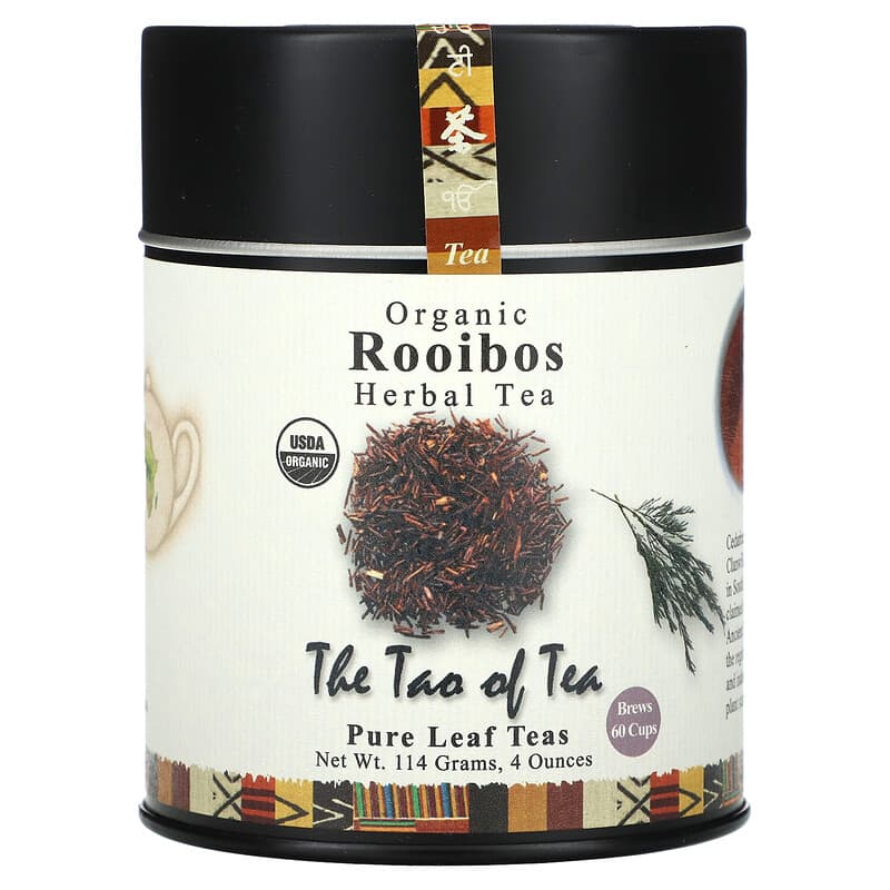 Herbal Tea, Pure Rooibos, Caffeine Free, 24 Cups, 0.12 oz (3.3 g) Each
