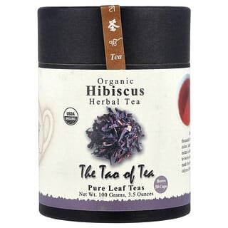 The Tao of Tea, органический травяной чай, гибискус, без кофеина, 100 г (3,5 унции)
