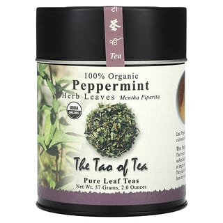 The Tao of Tea, Feuilles de plantes 100 % biologiques, Menthe poivrée, 57 g