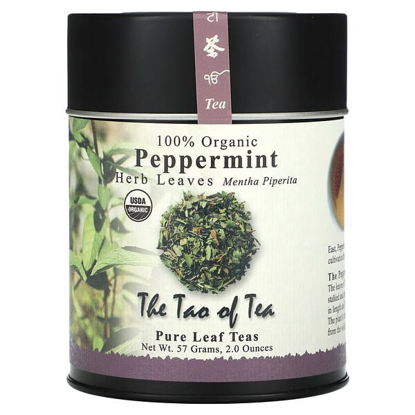 100% Organic Herb Leaves, Peppermint, 2 oz (57 g)
