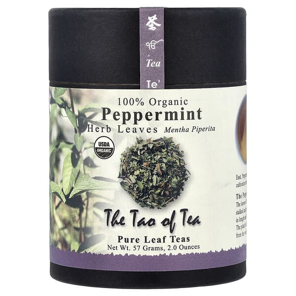 The Tao of Tea, 100% 유기농 허브 잎, 페퍼민트, 57g(2oz)