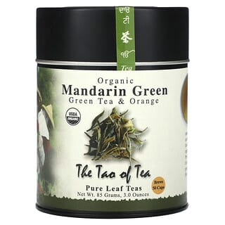 ذي تاو أوف تي‏, شاي أخضر عضوي وبرتقال ، الماندرين الأخضر ، 3 أونصات (85 جم)