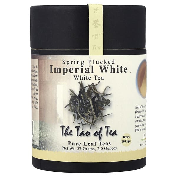 The Tao of Tea, Spring Ploted White Tea, gepflückter weißer Tee, Imperial White, 57 Gramm (2 oz.)