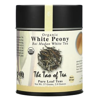The Tao of Tea, Thé blanc Bai Mudan biologique, pivoine blanche, 57 g