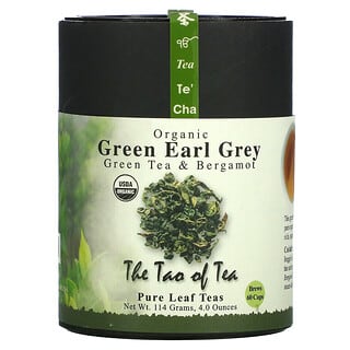 The Tao of Tea, الشاي الأخضر والبرغموت العضوي، ايرل غراي الأخضر، 4.0 أوقية (115 غرام)
