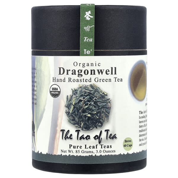The Tao of Tea, 유기농 수제 볶음 녹차, 드래곤웰 (Dragonwell), 3.0 온스 (85 그램)