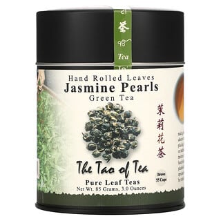 The Tao of Tea, أوراق الشاي الأخضرالملفوفة يدويا، جاسمين بيرلز، 3 أوقية (85 جرام)
