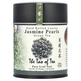 The Tao of Tea, Tè verde con foglie arrotolate a mano, perle di gelsomino, 85 g