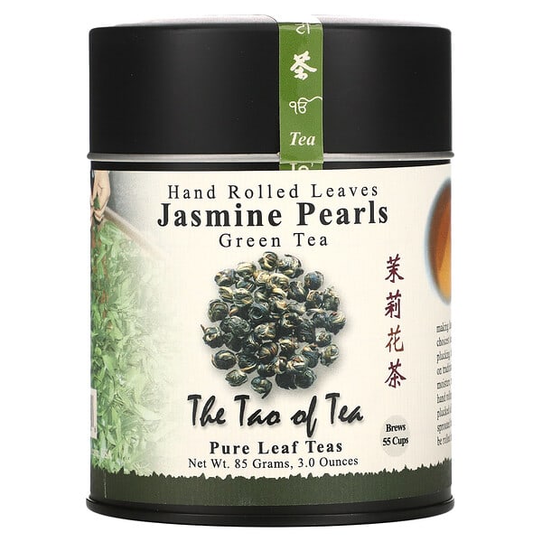 The Tao of Tea, 手巻き葉緑茶、ジャスミンパール、85g（3オンス）