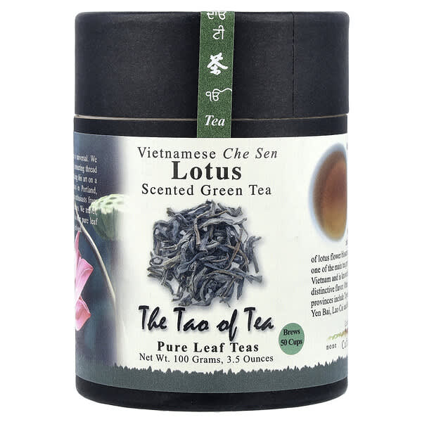 The Tao of Tea, 향 녹차, 연꽃, 100g(3.5oz)