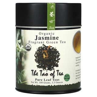 The Tao of Tea, Té verde orgánico y fragante, Jazmín`` 100 g (3,5 oz)