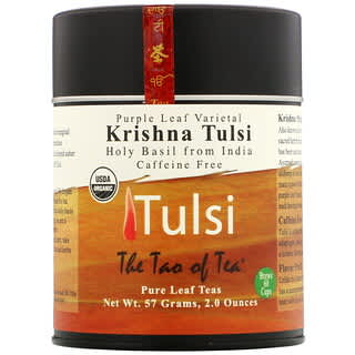 The Tao of Tea, Purple Leaf Varietal, Krishna Tulsi Tea, Caffeine Free, 2.0 oz (57 g)