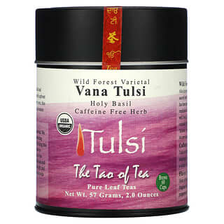 The Tao of Tea, Varietal de bosque silvestre, Vana tulsi, Sin cafeína`` 57 g (2,0 oz)
