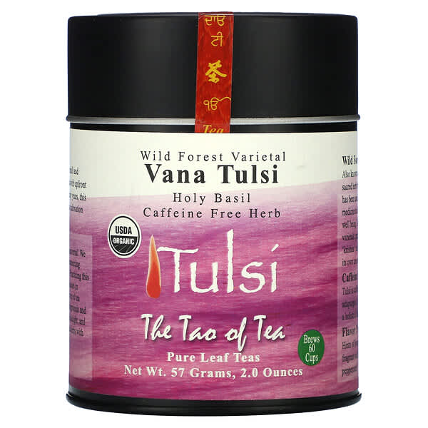 The Tao of Tea, Wild Forest Varietal, Vana Tulsi, Sans caféine, 57 g