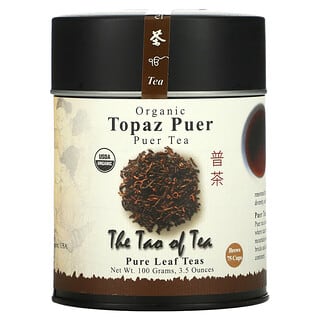 The Tao of Tea, Chá Puer Orgânico, Topázio Puer, 100 g (3,5 oz)