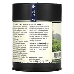 The Tao of Tea, Té negro de la India con fragancia orgánica, Darjeeling de primer brote, 3.5 oz (100 g)