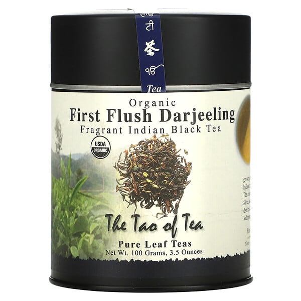 The Tao of Tea, 有機香味印度紅茶，大吉嶺春摘，3.5盎司（100克）