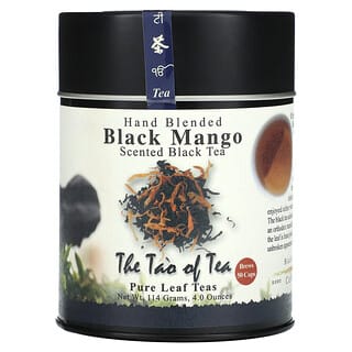 The Tao of Tea, Misturado à Mão, Chá Preto Perfumado, Manga Preta, 114 g (4 oz)