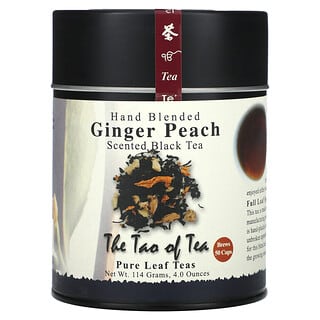 The Tao of Tea, Mezcla a mano, Té negro perfumado, Jengibre y melocotón`` 114 g (4 oz)