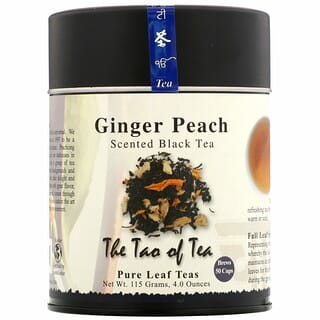 The Tao of Tea, Scented Black Tea, Ginger Peach, 4.0 oz (115 g)