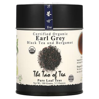 The Tao of Tea, الشاي الأسود والبرغموت العضوي الموثق، ايرل غراي، 3.5 أوقية (100 غرام)