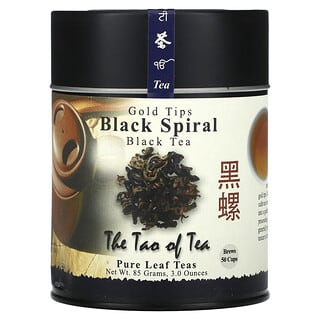 The Tao of Tea, Gold Tips Black Spiral, Chá Preto, 85 g (3 oz)