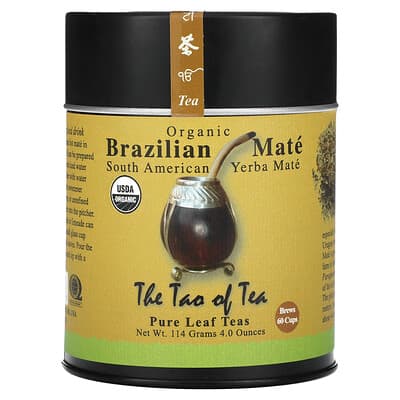 The Tao of Tea, Organic South American Yerba Mate, Brazilian Yerba Mate, 4 oz (114 g)
