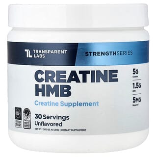 Transparent Labs, Styrkeserie, Kreatin HMB, Uden smag, 210 g