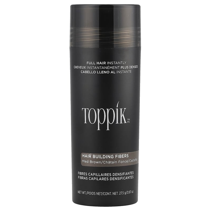 Poudre Densifiante Pour Cheveux Châtain Foncé - Fibres De Kératine 27,5 G - Volume Instantané - Neuf