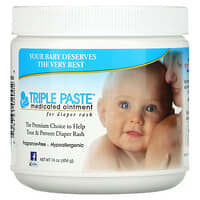 Triple Paste, Zinc Oxide Diaper Rash Cream, Fragrance-Free, 2 oz (57 g)