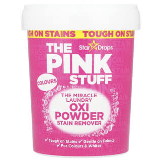 The Pink Stuff, The Miracle Laundry, Détachant en poudre Oxi, Pour les couleurs, 1 kg