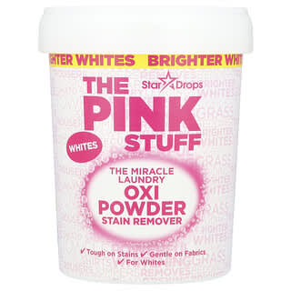 The Pink Stuff, O Removedor de Manchas em Pó Oxi para Brancos da Miracle Laundry, 1 kg (2,2 lbs)