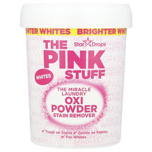 The Pink Stuff, The Miracle Laundry Oxi, Quitamanchas en polvo para ropa blanca, 1 kg (2,2 lb)