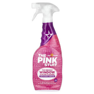 The Pink Stuff‏, תכשיר הניקוי לחלונות ולזכוכית מבית Miracle עם חומץ ורדים, 750 מ"ל (25.4 אונקיות נוזל)